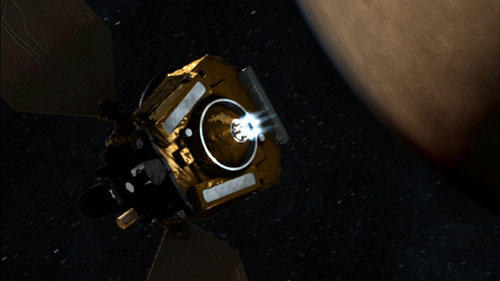 Image of MRO Going into Orbit