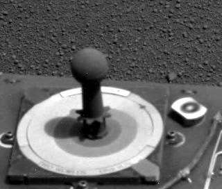 Right Panoramic Camera Non-linearized Sub-frame EDR acquired onSol 627 of Opportunity's mission to Meridiani Planum at approximately12:45:17 Mars local solar time, camera commanded to useFilter 1 (436 nm). NASA/JPL/Cornell