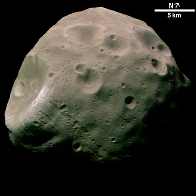 Luna Phobos del Martian